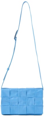 宝缇嘉编织蓝色斜挎包 Buy 宝缇嘉编织蓝色斜挎包