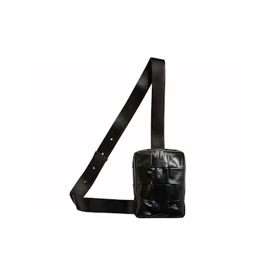 Bottega Veneta Cassette Sling Crossbody Bag Black