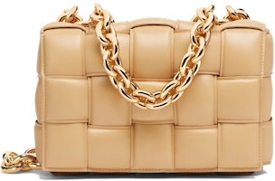 Bottega Veneta Chain Cassette Crossbody Bag Almond Bottega Veneta Chain Cassette Crossbody Bag Almond