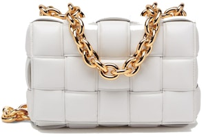 Bottega Veneta Chain Cassette Crossbody Bag Chalk Bottega Veneta Chain Cassette Crossbody Bag Chalk