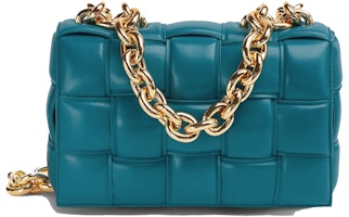 Bottega Veneta Chain Cassette Crossbody Bag Mallard Bottega Veneta Chain Cassette Crossbody Bag Mallard