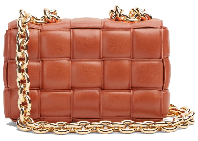 Order ボッテガ・ヴェネタ チェインカセットクロスボディバッグ メープル