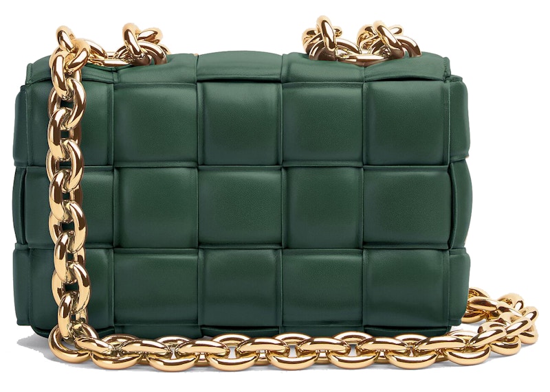 Order Bottega Veneta Chain Cassette Crossbody Bag Raintree untuk Wanita