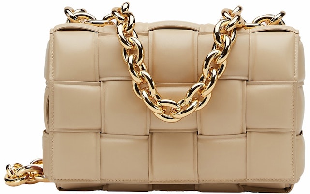 Bolso de Hombro Acolchado Bottega Veneta Chain Cassette Intreccio Porridge Buy Bolso de Hombro Acolchado Bottega Veneta Chain Cassette Intreccio Porridge