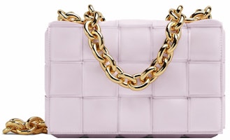 Bottega Veneta Chain Cassette Padded Intreccio Shoulder Bag Bliss Washed Bottega Veneta Chain Cassette Padded Intreccio Shoulder Bag Bliss Washed