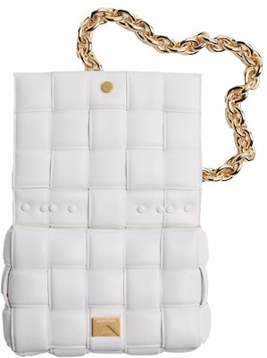 Bottega Veneta Chain Cassette Beg Bahu Intreccio Beralas Kapur Order Bottega Veneta Chain Cassette Beg Bahu Intreccio Beralas Kapur