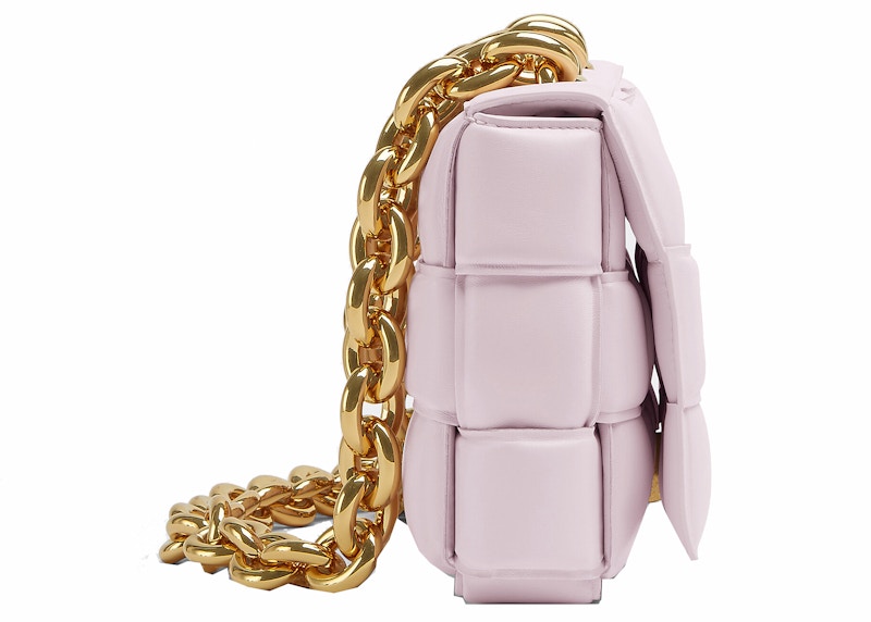 Order Bottega Veneta Beg Sandang Chain Cassette Intreccio Bliss Washed