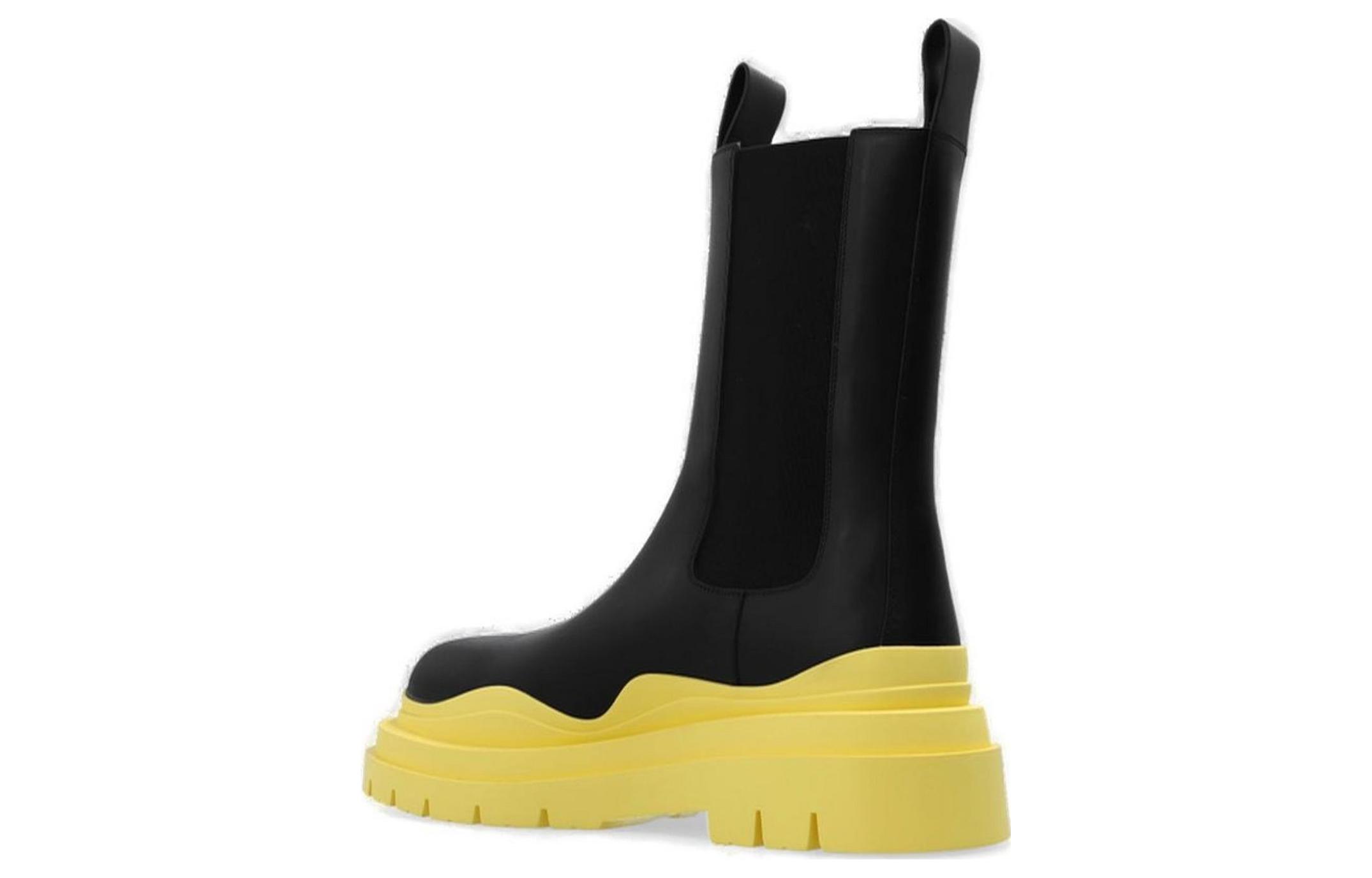 Shop ボッテガ・ヴェネタ　レザーチェルシーブーツ (ブラック) 630284VBS501335