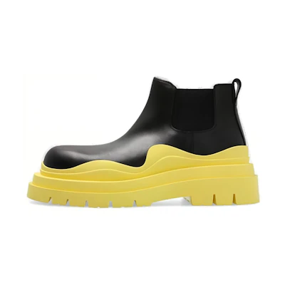 Bottega Veneta Chelsea Boot 'Black Yellow'