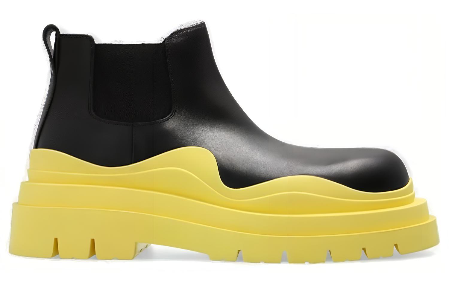 Order Bottega Veneta Chelsea Boot 'Hitam Kuning' 630281VBS501335