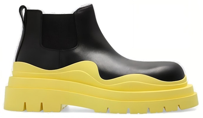 ボッテガヴェネタ チェルシーブーツ 黒×黄 630281VBS501335 Order ボッテガヴェネタ チェルシーブーツ 黒×黄 630281VBS501335