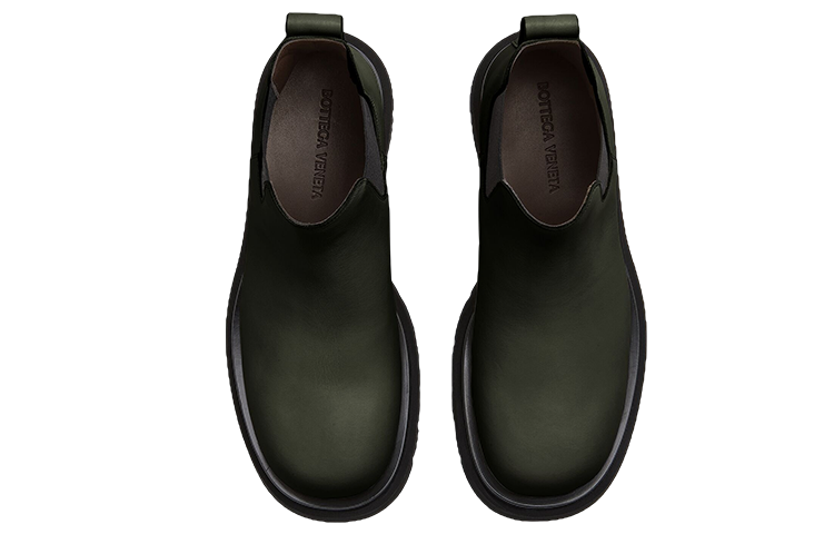 Bottega Veneta Chelsea Boot 'Green Leather' 圖 3