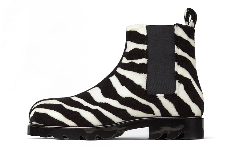 Bottega Veneta Chelsea Boot 'Zebra Black'