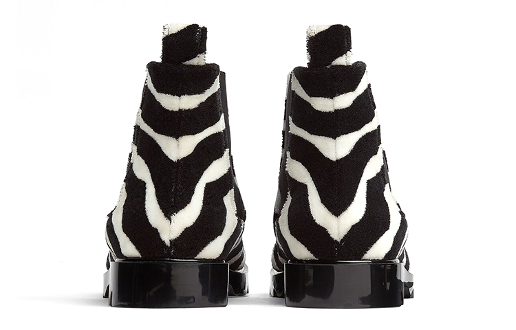 Bottega Veneta Chelsea Boot 'Zebra Black' 圖 4