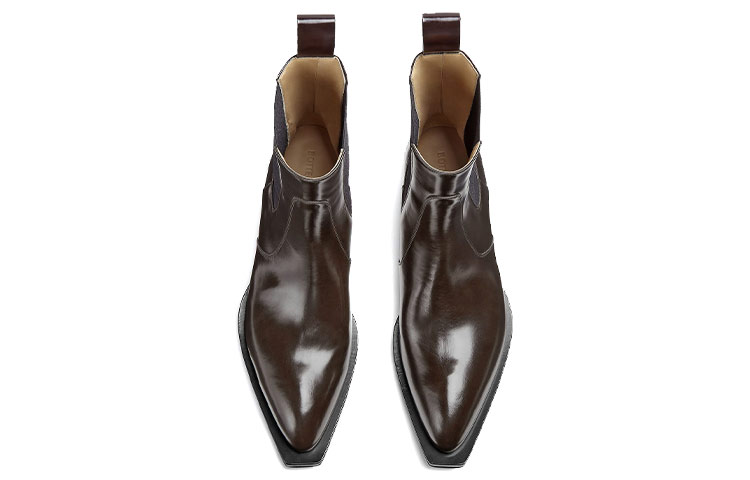 Lookbook Bottega Veneta Chisel Boot 'Fondant' But Fesyen 667085V10T02113