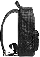 Order Bottega Veneta Classic Backpack Small Intrecciato Black