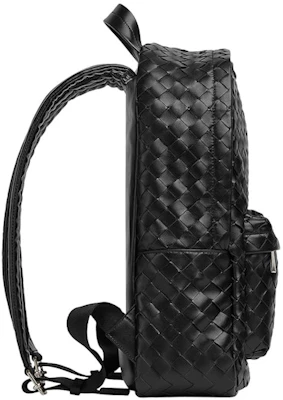 Mochila Clásica Pequeña Bottega Veneta Intrecciato Negra Order Mochila Clásica Pequeña Bottega Veneta Intrecciato Negra