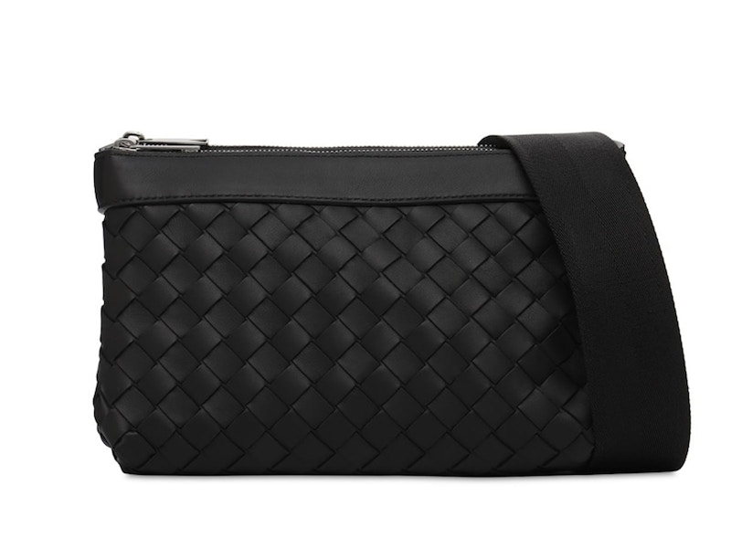 Buy Bottega Veneta Intrecciato Clásico Bandolera Negra