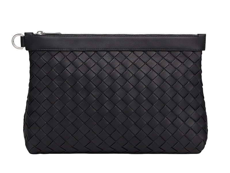 Bottega Veneta Classic Intrecciato Document Case Black