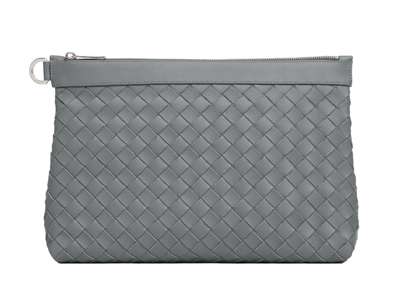 Bottega Veneta Classic Intrecciato Document Case Thunder