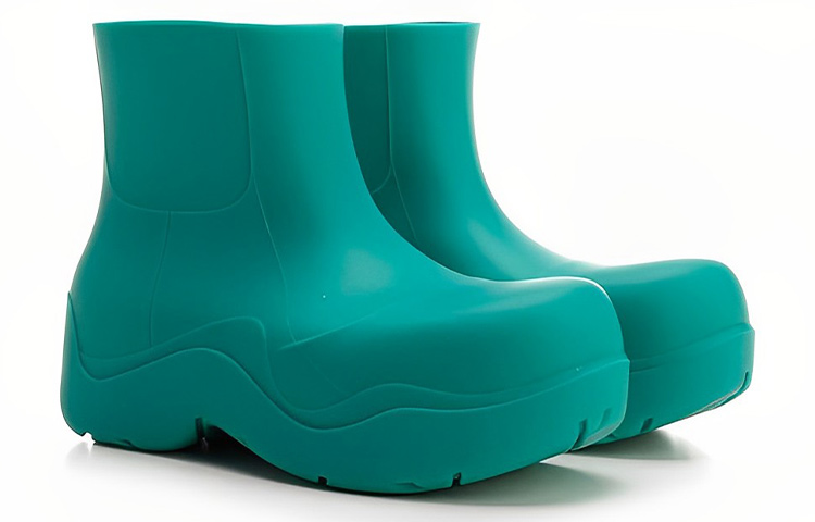 Bottega Veneta Classic Rubber Ankle Boot 'Light Blue' 圖 2