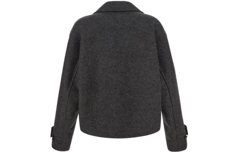 Lookbook 葆蝶家双排扣灰色长袖夹克 704051V25H01307