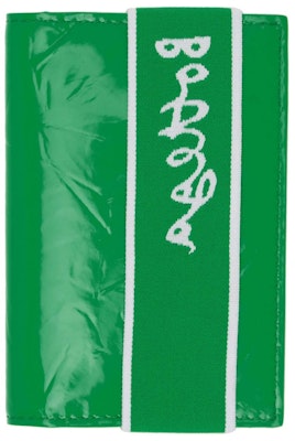 葆蝶家弹力带绿白色双折卡包 Buy 葆蝶家弹力带绿白色双折卡包