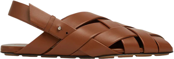 Bottega Veneta Flat Sandal 'Brown Calfskin' 741343V1AY07665 Bottega Veneta Flat Sandal 'Brown Calfskin' 741343V1AY07665