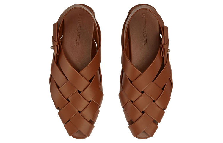 Bottega Veneta Flat Sandal 'Brown Calfskin' 圖 2