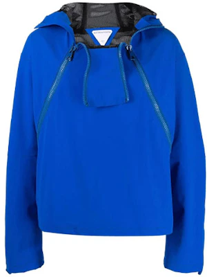 Bottega Veneta FW21 Blue Zip-Up Long-Sleeve Hoodie Jacket 665993V02O04375 Buy Bottega Veneta FW21 Blue Zip-Up Long-Sleeve Hoodie Jacket 665993V02O04375