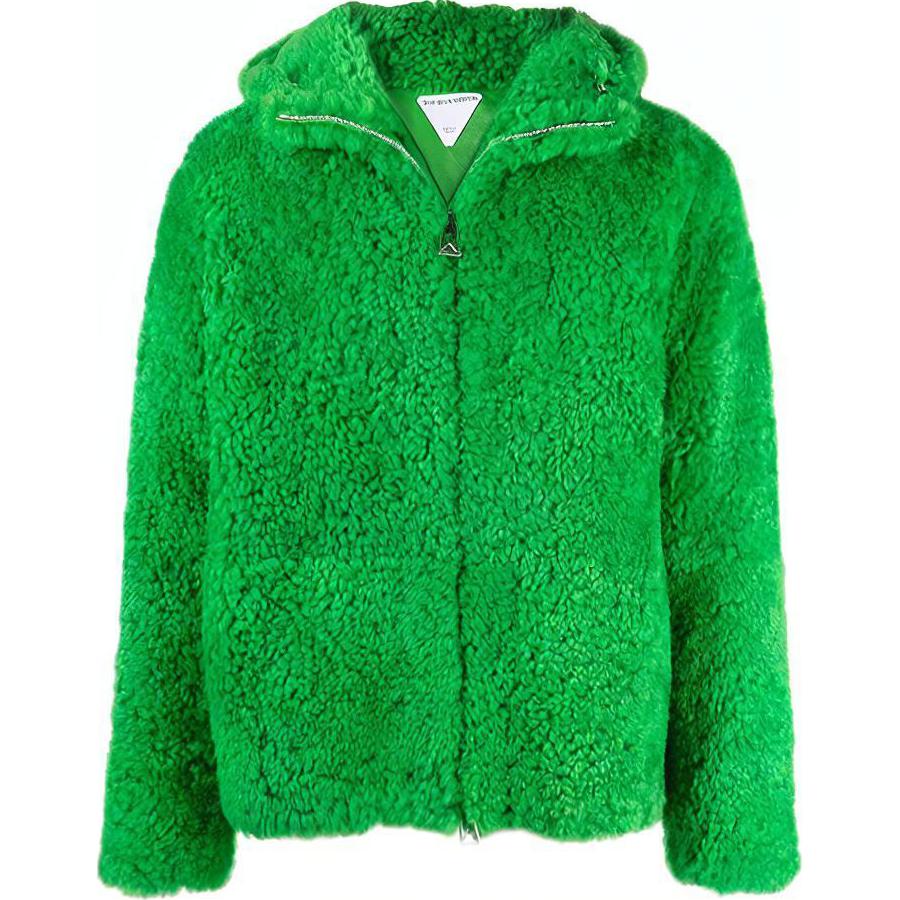 Bottega Veneta FW21 Green Turtleneck Jacket 660151VKV704809