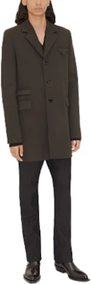 Bottega Veneta FW21 Wool Overcoat Dark Chocolate Brown 659597VKUU02113 Buy Bottega Veneta FW21 Wool Overcoat Dark Chocolate Brown 659597VKUU02113