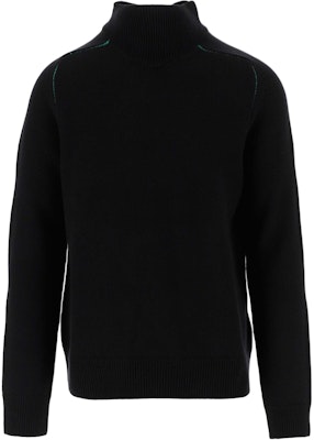 Bottega Veneta FW22 Suéter de Cuello Alto Negro de Lana. 704896V07J01000 Buy Bottega Veneta FW22 Suéter de Cuello Alto Negro de Lana. 704896V07J01000