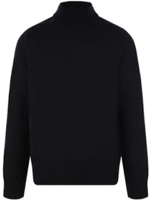 Bottega Veneta FW22 Suéter de Cuello Alto Negro de Lana. 704896V07J01000 Lookbook Bottega Veneta FW22 Suéter de Cuello Alto Negro de Lana. 704896V07J01000