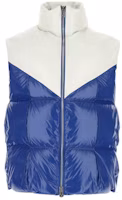 Bottega Veneta FW22 Colorblock Zip-Up Sleeveless Vest Blue 704136V0Y304289 Bottega Veneta FW22 Colorblock Zip-Up Sleeveless Vest Blue 704136V0Y304289