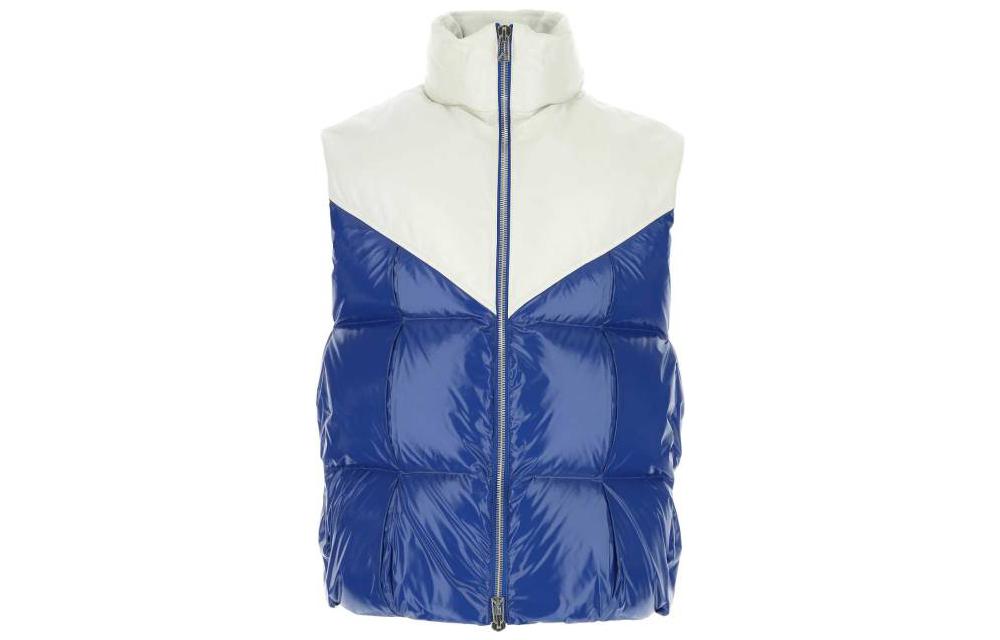 Order Bottega Veneta FW22  Colorblock Zip-Up Sleeveless Vest Blue 704136V0Y304289