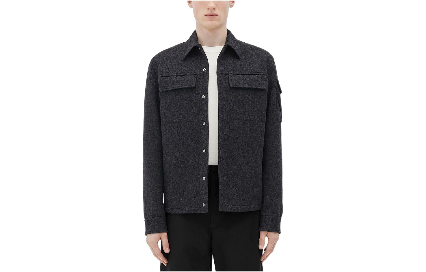 Bottega Veneta FW22  Long-Sleeve Collared Button-Up Shirt 703641V0BJ01154