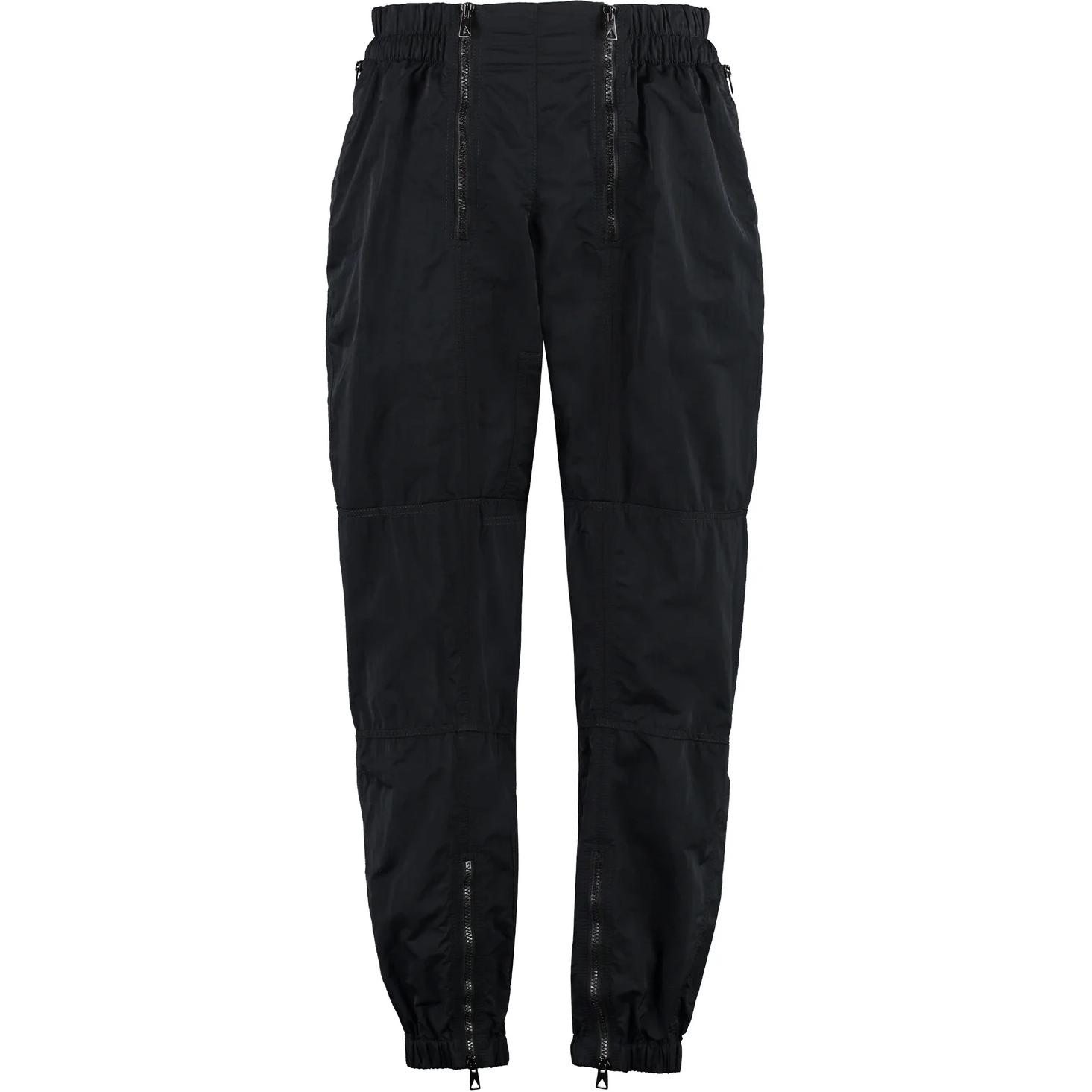 Bottega Veneta FW22 Black Zip Knit Joggers 728069VF4K01000