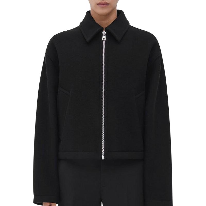 Bottega Veneta FW22 Colorblock Short Jacket Black 720520V25I01000