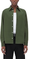 Bottega Veneta FW22 Green Single-Breasted Long Sleeve Shirt Men 729170V2BL03002 Bottega Veneta FW22 Green Single-Breasted Long Sleeve Shirt Men 729170V2BL03002