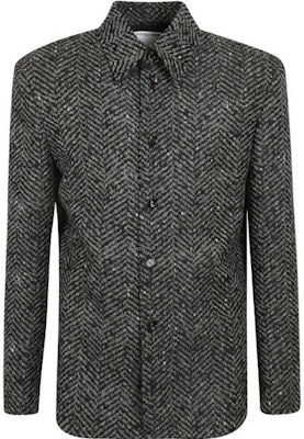 Bottega Veneta FW22 Lightweight Wool-Blend Jacket Black Grey 711828V2IU01063 Buy Bottega Veneta FW22 Lightweight Wool-Blend Jacket Black Grey 711828V2IU01063