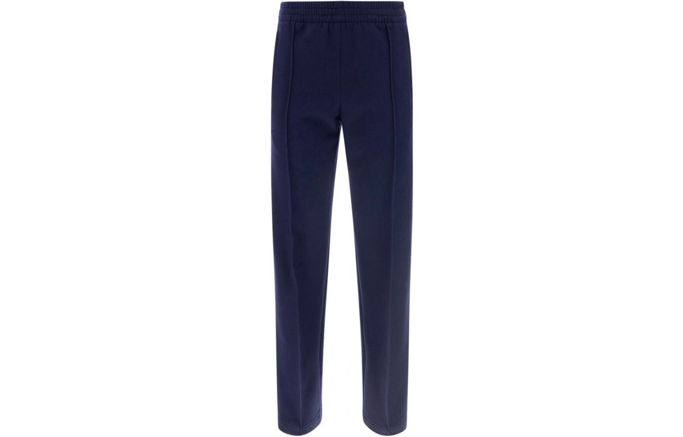 Bottega Veneta FW22 Mid-Rise Knit Joggers Navy with Side Stripe 717342V2CA04140