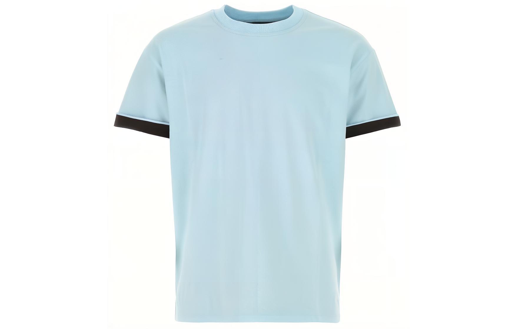 Bottega Veneta FW22 Solid Blue Relaxed Fit T-Shirt 661788V16E08965