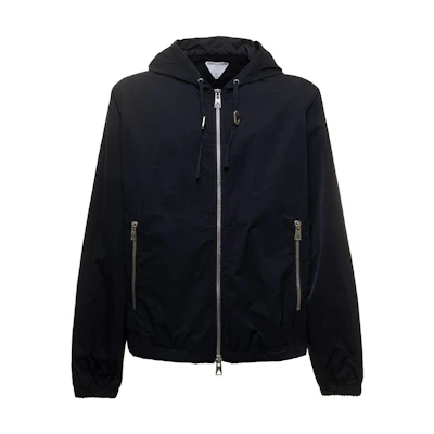 Bottega Veneta FW22 Solid Color Casual Hoodie Jacket Blue () 716595VF4K04030