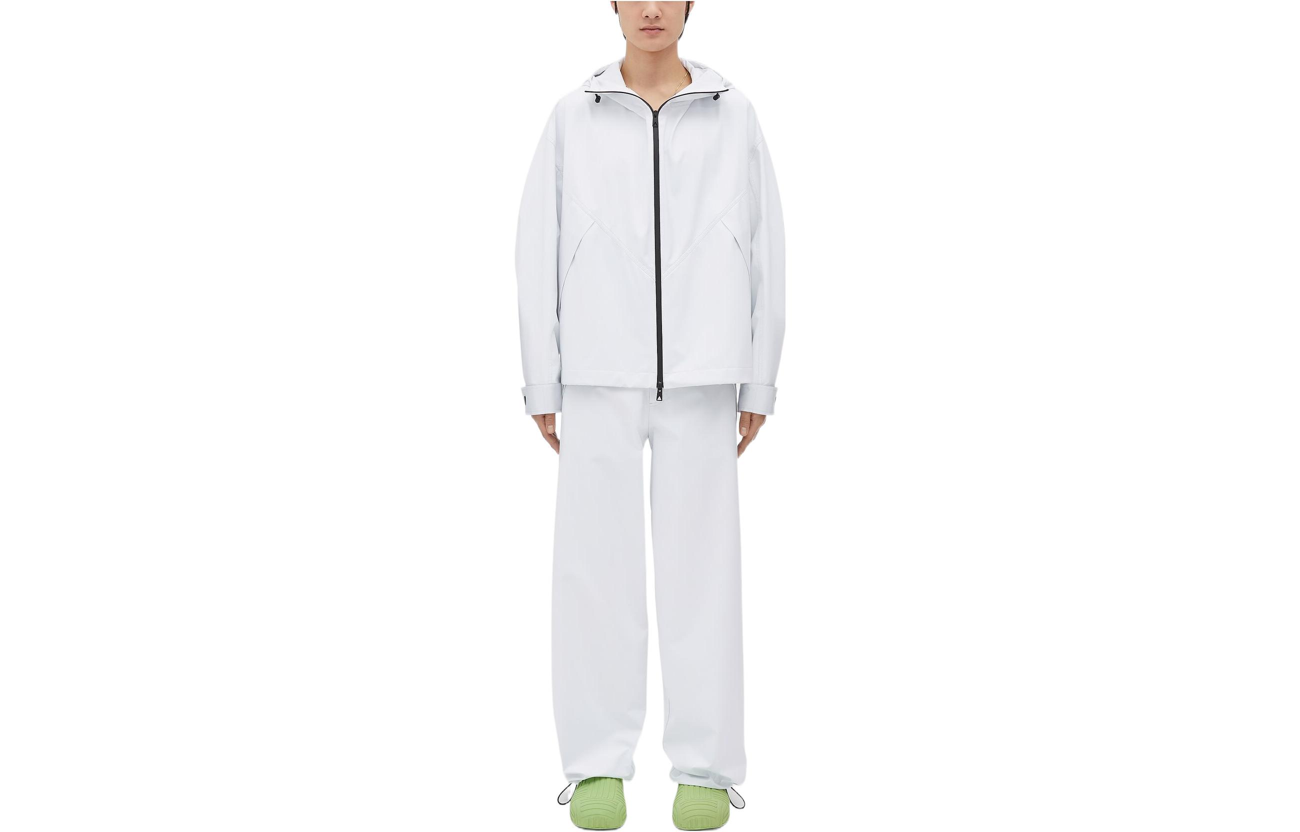 Bottega Veneta FW22 Solid Color Hooded Jacket for Men 702829V26A09000