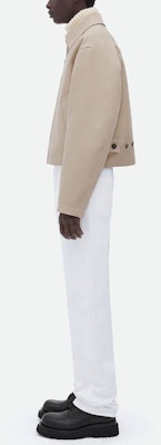 Bottega Veneta FW22 Solid Color Short Jacket Beige Brown. 720520V2KX09881 Purchase Bottega Veneta FW22 Solid Color Short Jacket Beige Brown. 720520V2KX09881