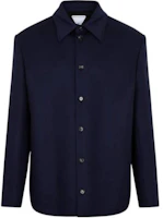 Bottega Veneta FW22 Solid Single-Breasted Collar Shirt Jacket Men Blue 716972V2CA04140 Bottega Veneta FW22 Solid Single-Breasted Collar Shirt Jacket Men Blue 716972V2CA04140