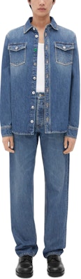 Bottega Veneta FW22 Washed Multi-Pocket Denim Jacket Blue 711346V2EN04715 Buy Bottega Veneta FW22 Washed Multi-Pocket Denim Jacket Blue 711346V2EN04715