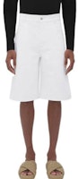 Bottega Veneta FW22 White High-Waisted Button-Front Casual Shorts 706469V1WC09000 Bottega Veneta FW22 White High-Waisted Button-Front Casual Shorts 706469V1WC09000