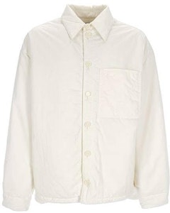 Bottega Veneta FW22 Jaket Kemeja Kerah Polos Putih. 714365VF4K09071 Buy Bottega Veneta FW22 Jaket Kemeja Kerah Polos Putih. 714365VF4K09071